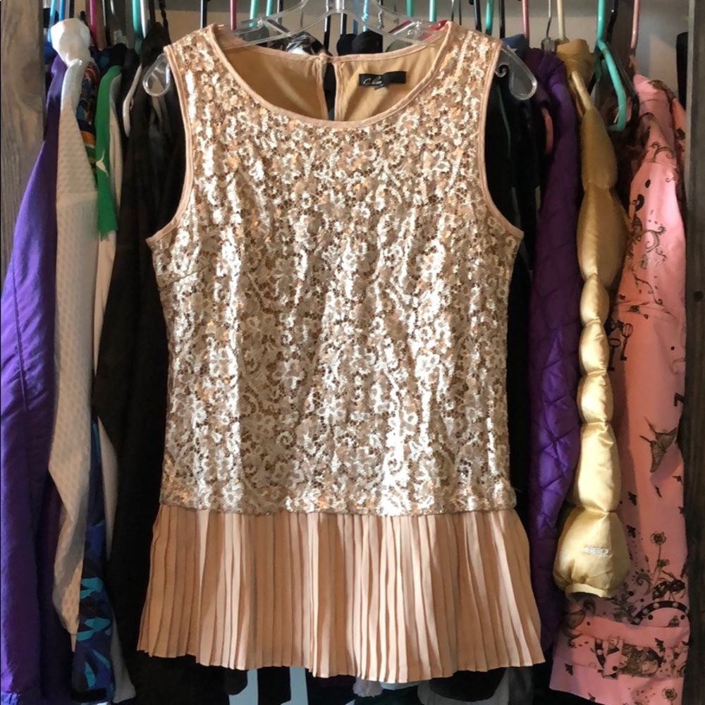 🚫 SOLD 🚫 C. Luce sequin Blouse
